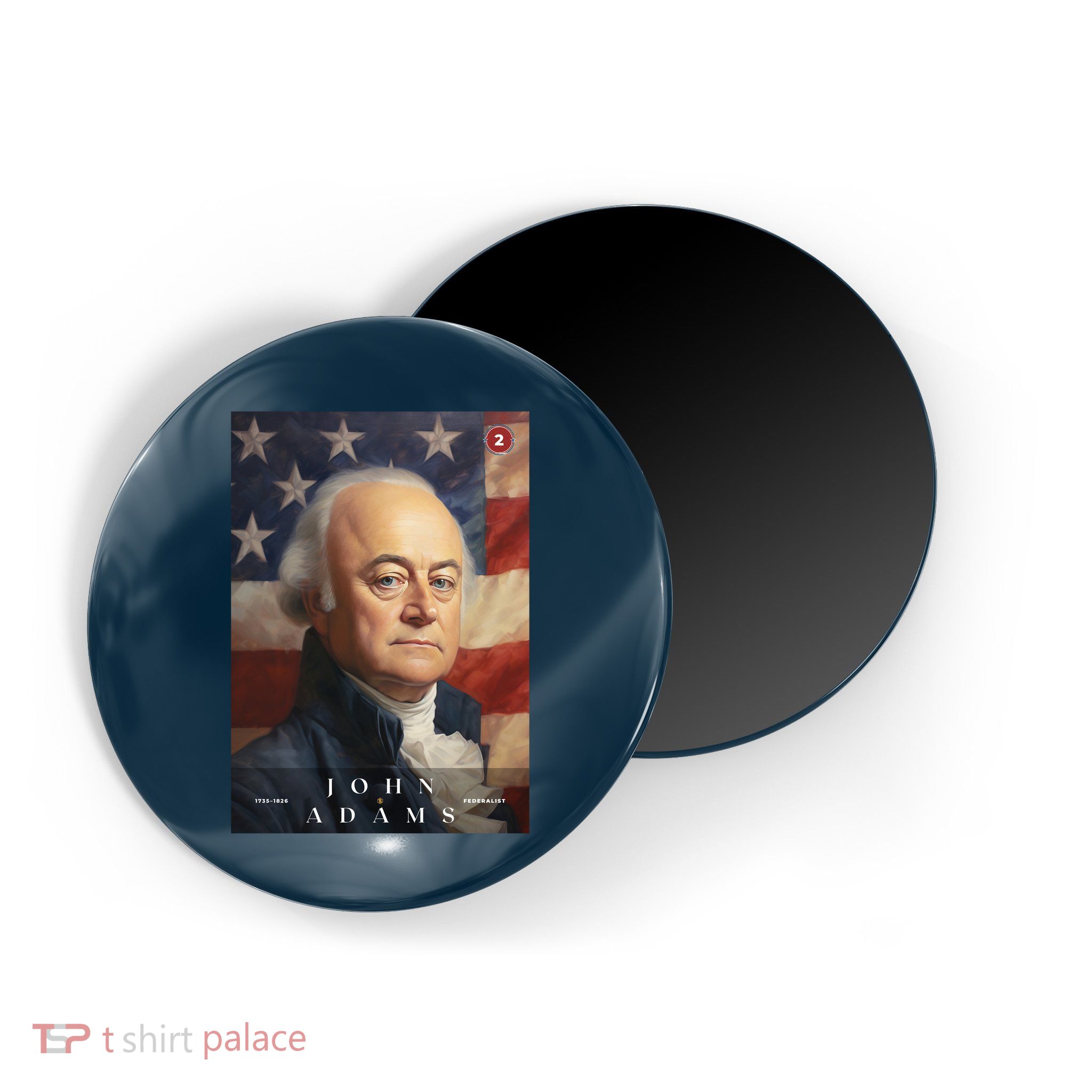 John Adams 2nd President Of The United States Portrait Magnet