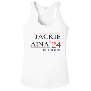 Jackie Aina 24 Blocked Me Ladies PosiCharge Competitor Racerback Tank