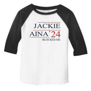 Jackie Aina 24 Blocked Me Toddler Fine Jersey T-Shirt