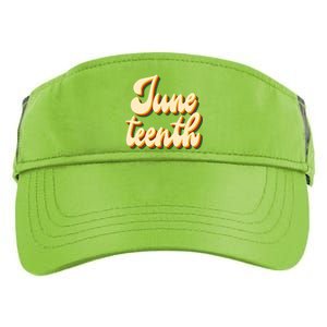 Juneteenth African American Pride Retro Adult Drive Performance Visor