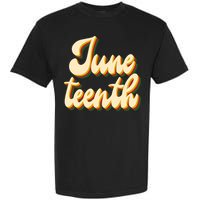 Juneteenth African American Pride Retro Garment-Dyed Heavyweight T-Shirt