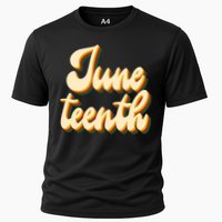 Juneteenth African American Pride Retro Cooling Performance Crew T-Shirt
