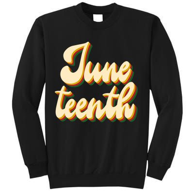 Juneteenth African American Pride Retro Sweatshirt