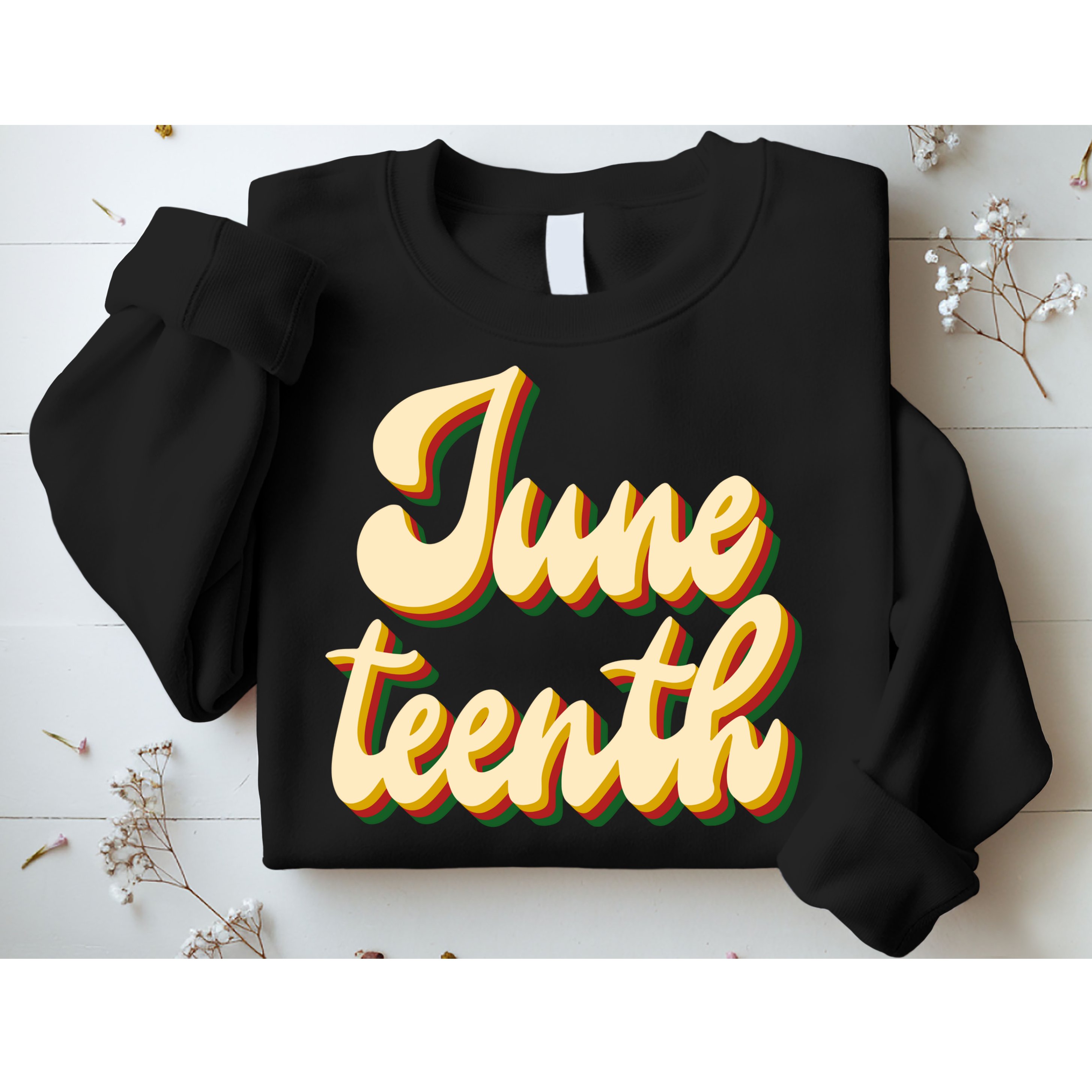 Juneteenth African American Pride Retro Sweatshirt