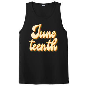 Juneteenth African American Pride Retro PosiCharge Competitor Tank