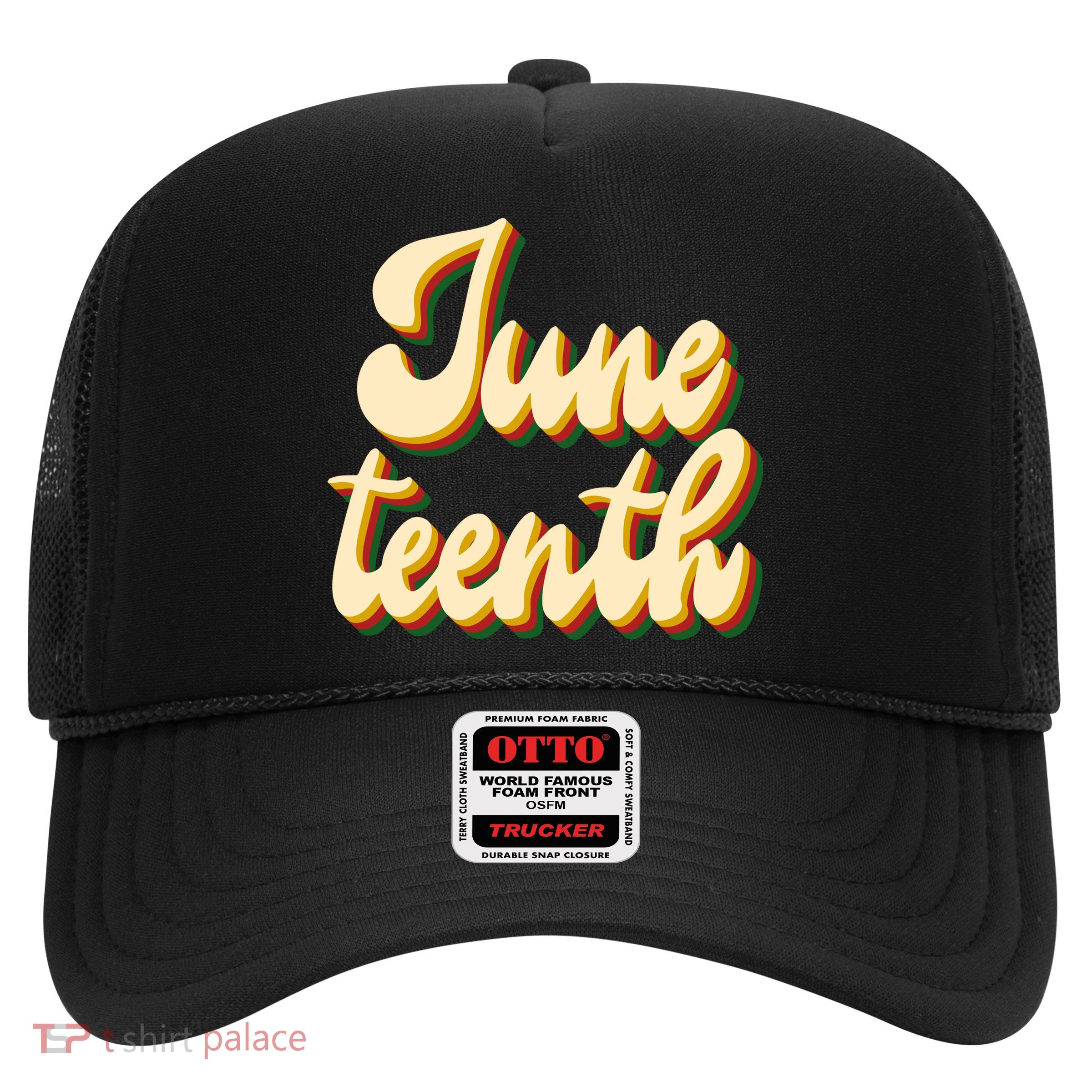 Juneteenth African American Pride Retro Trucker Hat