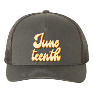 Juneteenth African American Pride Retro Yupoong Adult 5-Panel Trucker Hat