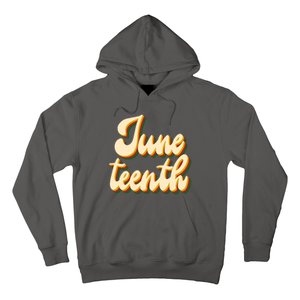 Juneteenth African American Pride Retro Hoodie