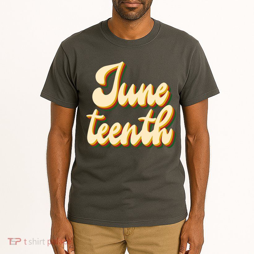 Juneteenth African American Pride Retro Tall T-Shirt