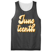 Juneteenth African American Pride Retro Mesh Reversible Basketball Jersey Tank