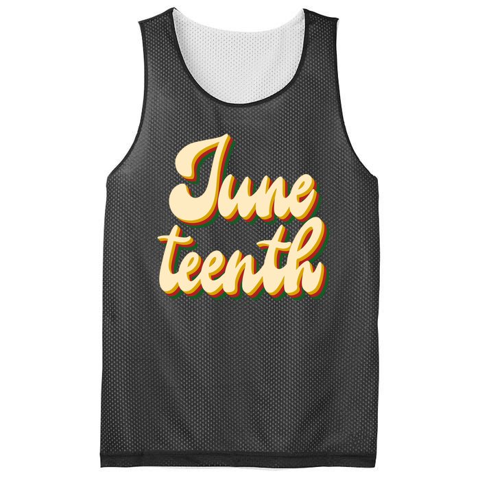 Juneteenth African American Pride Retro Mesh Reversible Basketball Jersey Tank