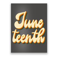 Juneteenth African American Pride Retro Poster
