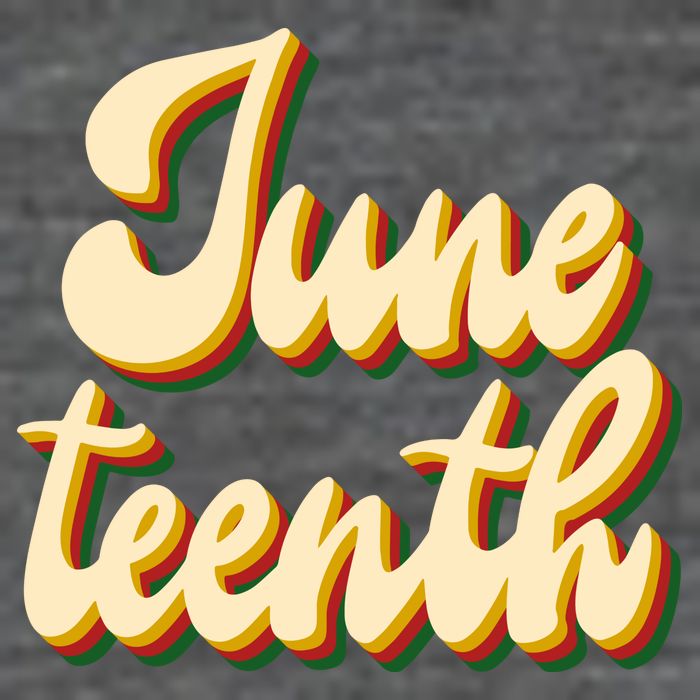 Juneteenth African American Pride Retro Poster