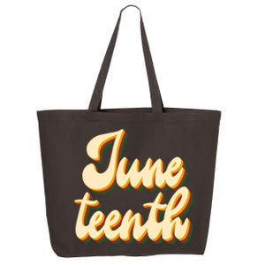 Juneteenth African American Pride Retro 25L Jumbo Tote