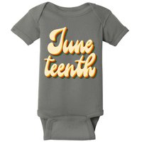 Juneteenth African American Pride Retro Baby Bodysuit