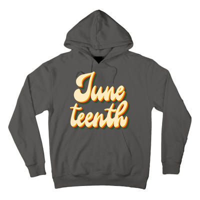 Juneteenth African American Pride Retro Tall Hoodie