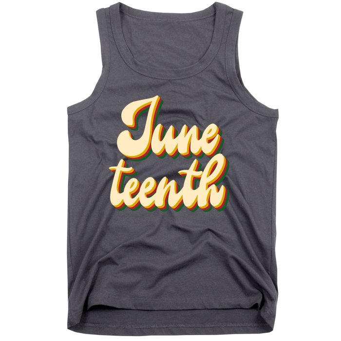 Juneteenth African American Pride Retro Tank Top