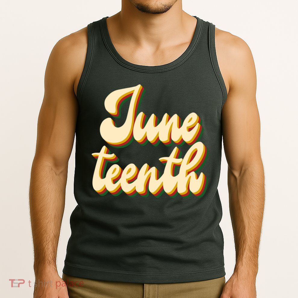 Juneteenth African American Pride Retro Tank Top