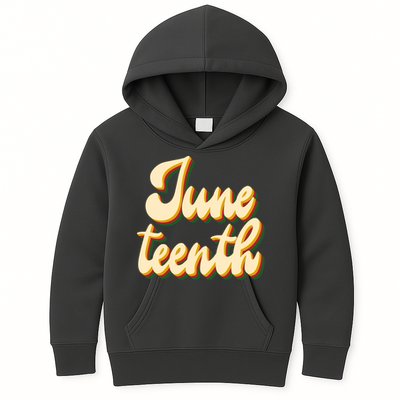 Juneteenth African American Pride Retro Kids Hoodie