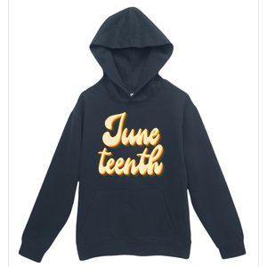 Juneteenth African American Pride Retro Urban Pullover Hoodie