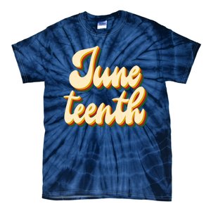 Juneteenth African American Pride Retro Tie-Dye T-Shirt