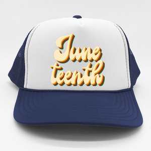 Juneteenth African American Pride Retro Trucker Hat