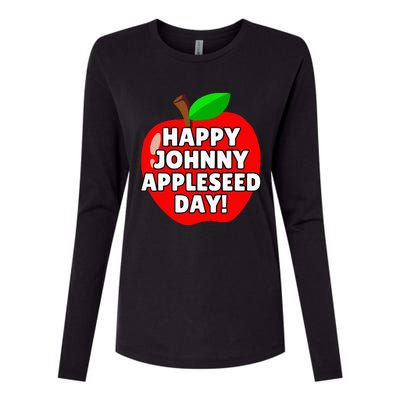 Johnny Appleseed Apple Day 2024 Womens Cotton Relaxed Long Sleeve T-Shirt