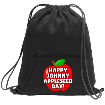 Johnny Appleseed Apple Day 2024 Sweatshirt Cinch Pack Bag