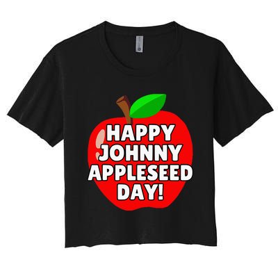 Johnny Appleseed Apple Day 2024 Women's Crop Top Tee