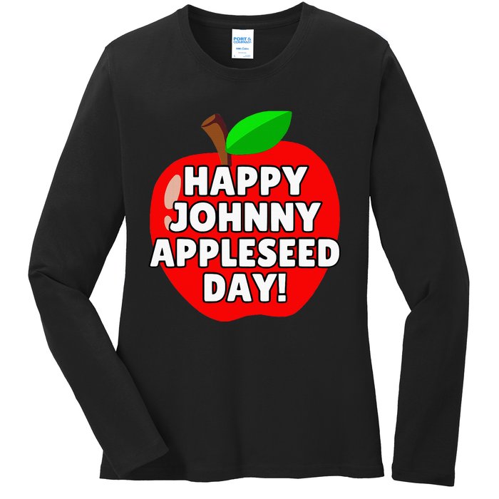 Johnny Appleseed Apple Day 2024 Ladies Long Sleeve Shirt