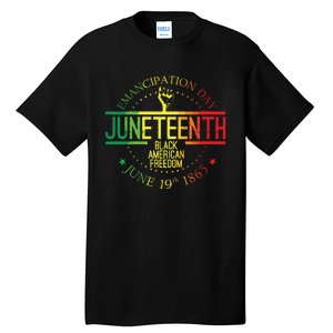 Juneteenth African American Freedom Black History June 19 Tall T-Shirt