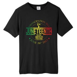 Juneteenth African American Freedom Black History June 19 Tall Fusion ChromaSoft Performance T-Shirt