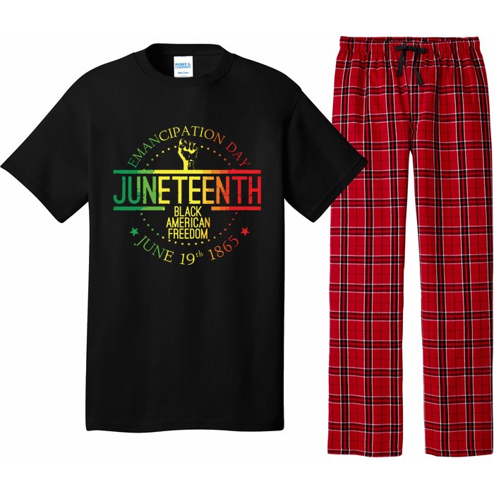 Juneteenth African American Freedom Black History June 19 Pajama Set