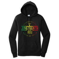 Juneteenth African American Freedom Black History June 19 Women's Pullover Hoodie