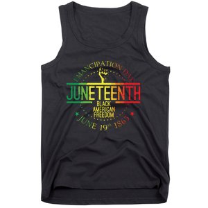 Juneteenth African American Freedom Black History June 19 Tank Top