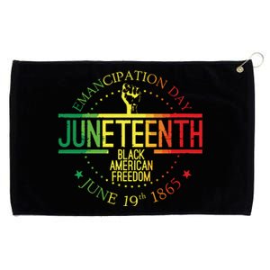 Juneteenth African American Freedom Black History June 19 Grommeted Golf Towel