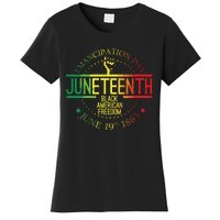 Juneteenth African American Freedom Black History June 19 Women's T-Shirt