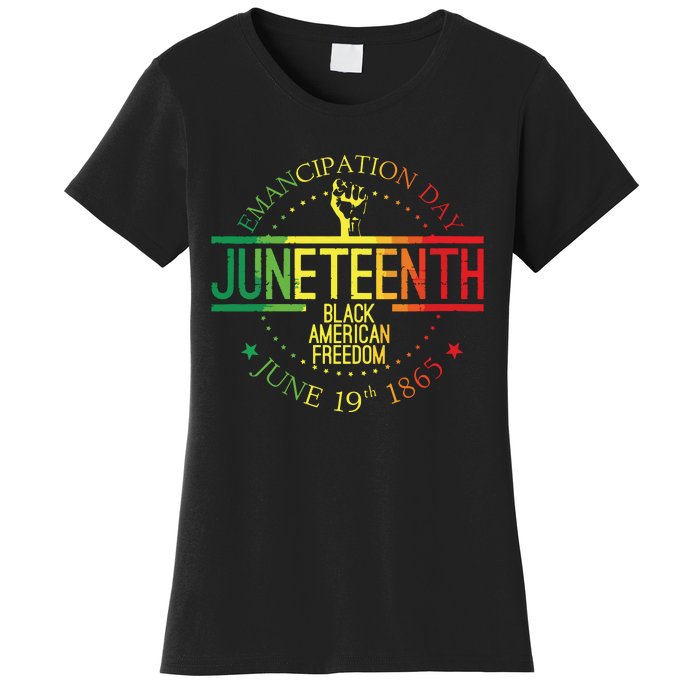 Juneteenth African American Freedom Black History June 19 Women's T-Shirt