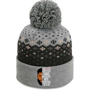 Junenth African American Black King Junenth Great Gift The Baniff Cuffed Pom Beanie