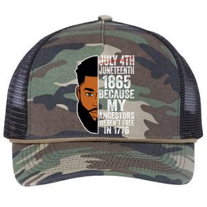 Junenth African American Black King Junenth Great Gift Retro Rope Trucker Hat Cap