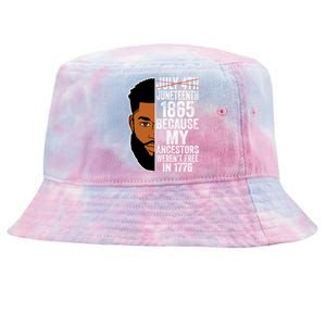 Junenth African American Black King Junenth Great Gift Tie-Dyed Bucket Hat