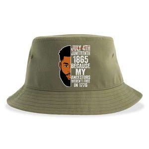 Junenth African American Black King Junenth Great Gift Sustainable Bucket Hat