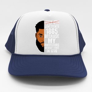 Junenth African American Black King Junenth Great Gift Trucker Hat