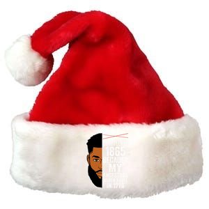 Junenth African American Black King Junenth Great Gift Premium Christmas Santa Hat