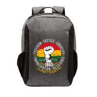 Juneteenth African American Black History 1865 Juneteenth Vector Backpack