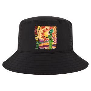 Juneteenth African American Woman African Patterns Cool Comfort Performance Bucket Hat