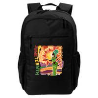 Juneteenth African American Woman African Patterns Backpack