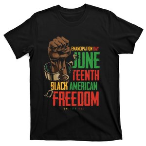 Juneteenth African American Freedom Black Pride Juneteenth T-Shirt