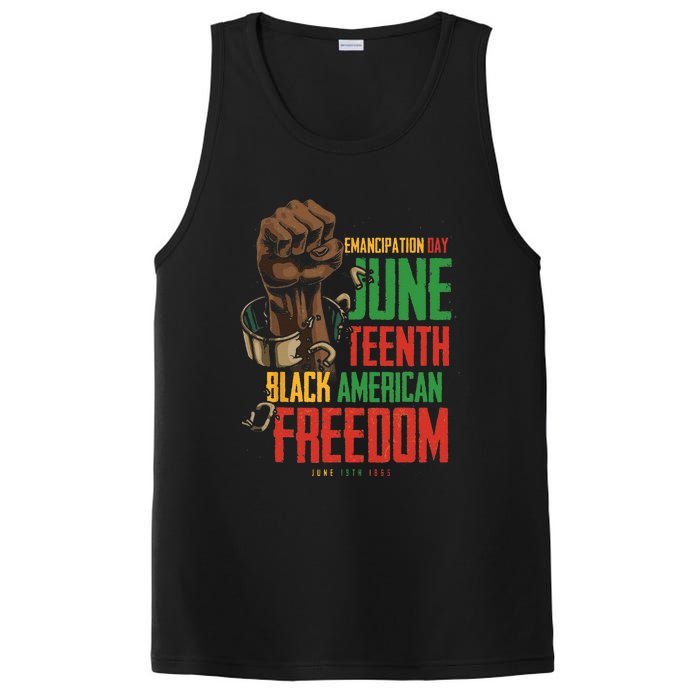 Juneteenth African American Freedom Black Pride Juneteenth PosiCharge Competitor Tank