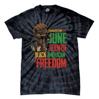 Juneteenth African American Freedom Black Pride Juneteenth Tie-Dye T-Shirt